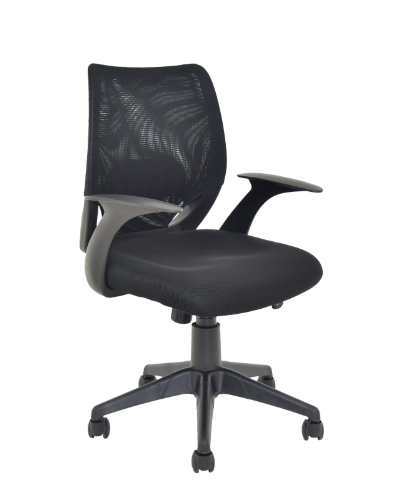[1258028] Commercial Office Chair (BLACK Black Blk/Blk)