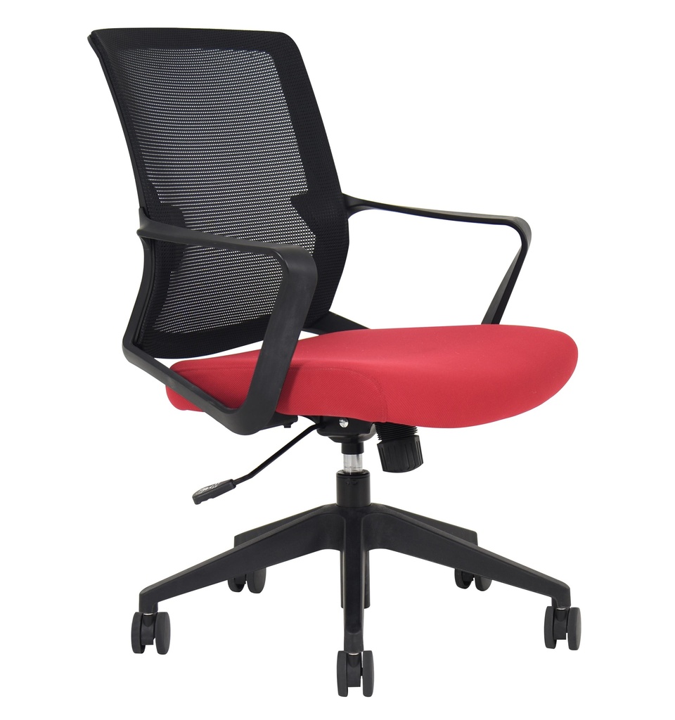 [1268652] Commercial Office Chair (BLACK Black/Red)