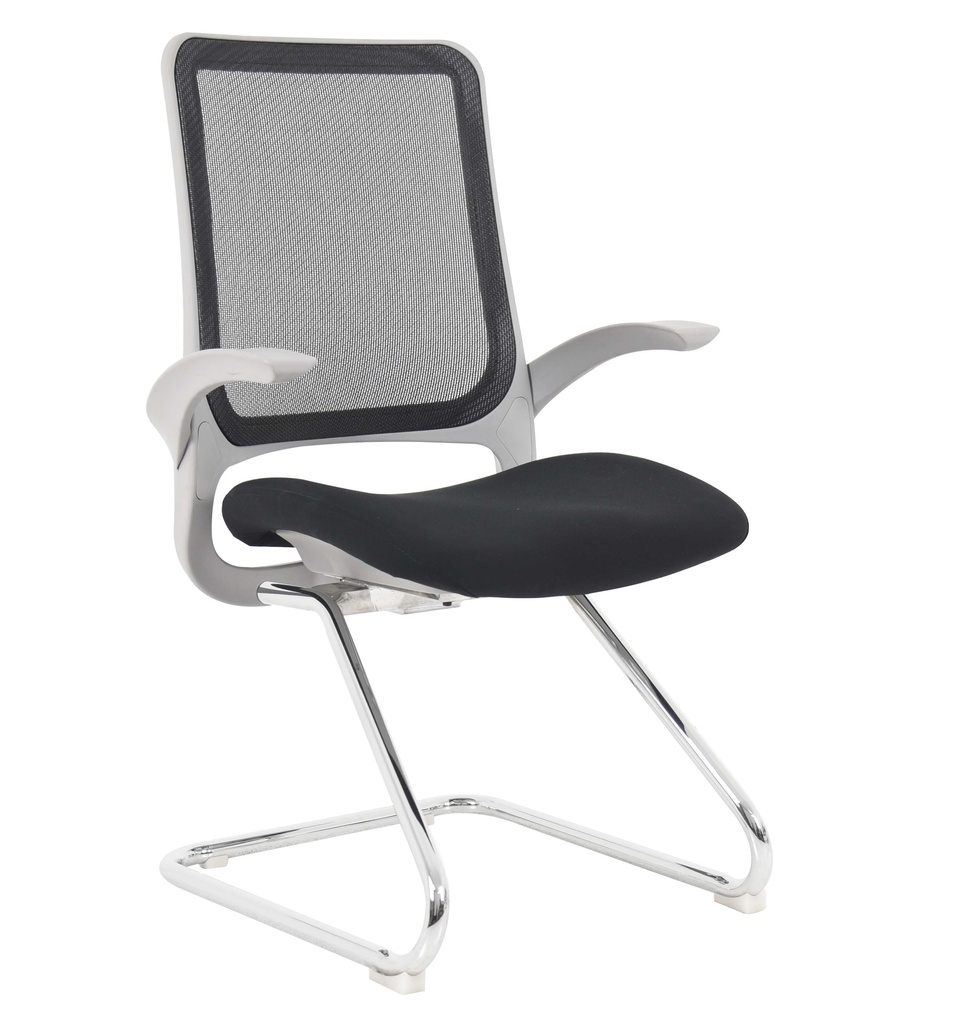 [1218886] Visitor Office Chair (BLACK KM-03/26-28Blk)