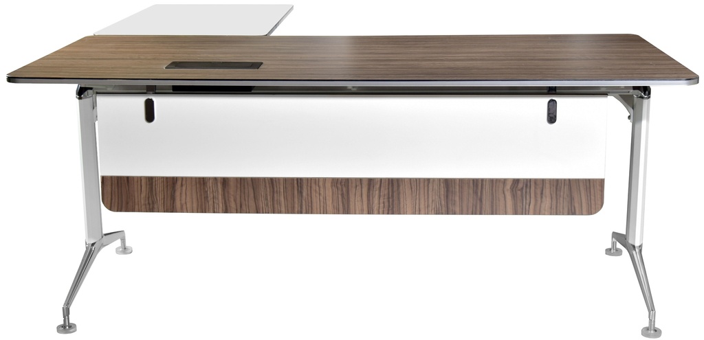 [1206111] Commercial Office Desk (LIGHT BROWN S-39+W UV+Bl Lg)