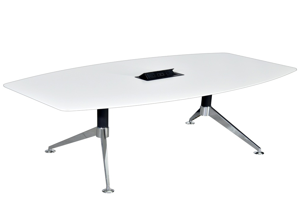 [1267419] Commercial Boardroom Table (WHITE Aluminium + S29)