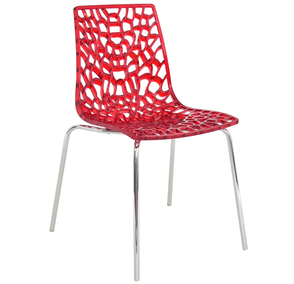 [1258721] Cafe Chair (RED Red - R01)