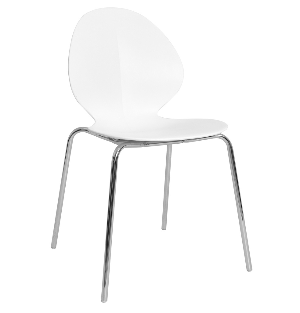 [1260083] Cafe Chair (WHITE Bright White)