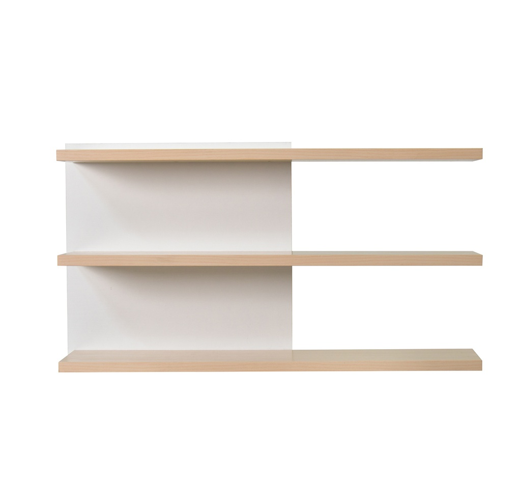 [1301946] Wall Shelf (MAPLE Maple/White)
