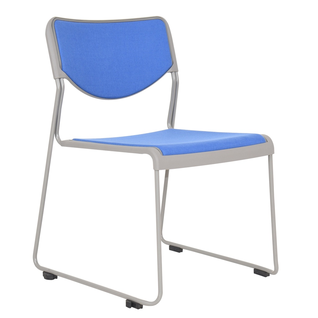 [1221213] Training Chair (BLUE Blue Fabr+Grey)