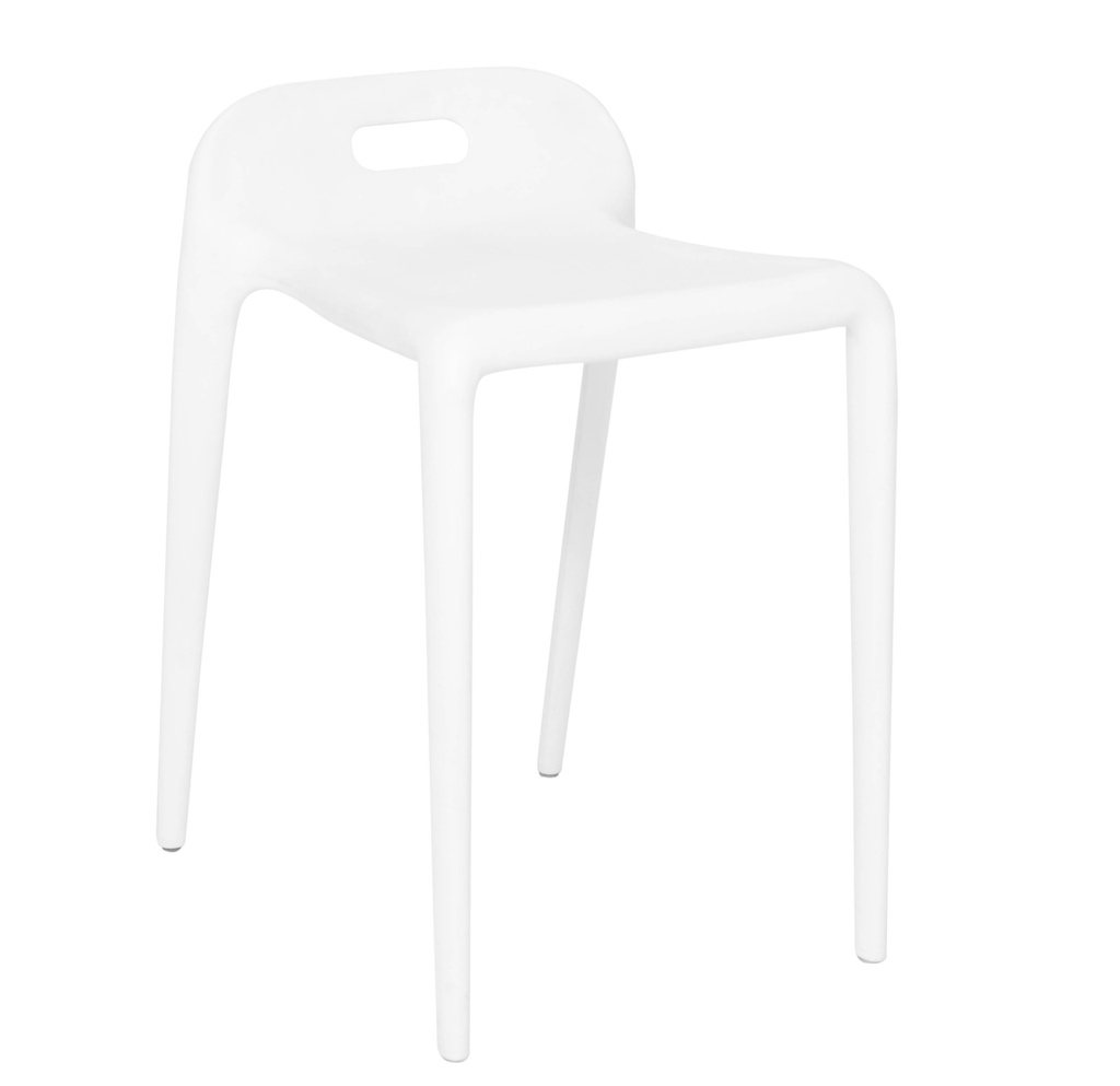 [1271935] Cafe Chair (WHITE Blanc de Blanc - PANTONE 11-4800 TCX)