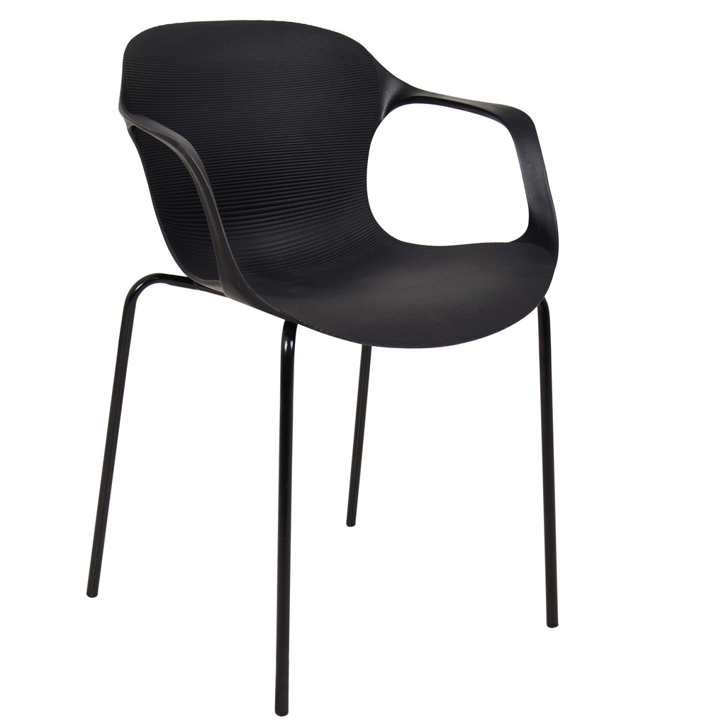 [1272598] Cafe Chair (BLACK)