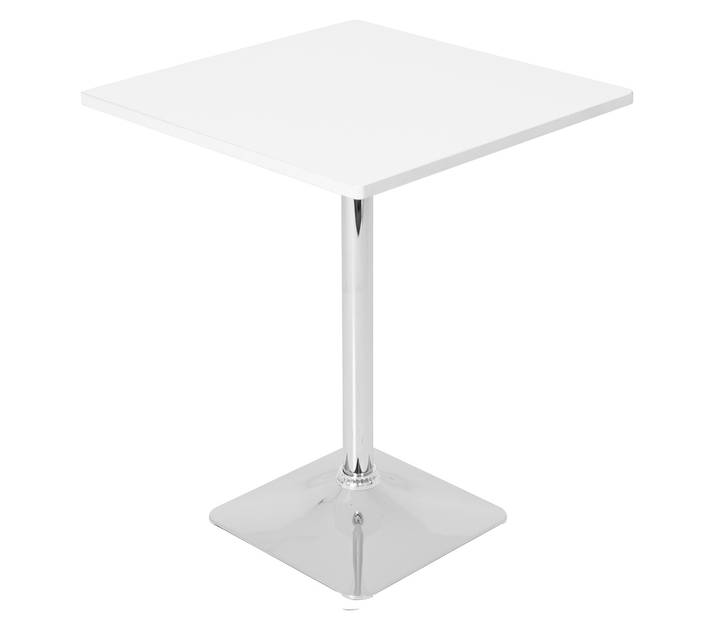 [1257786] Cafe/Bar Table (WHITE Lilly White - PANTONE 11-4301 TCX)