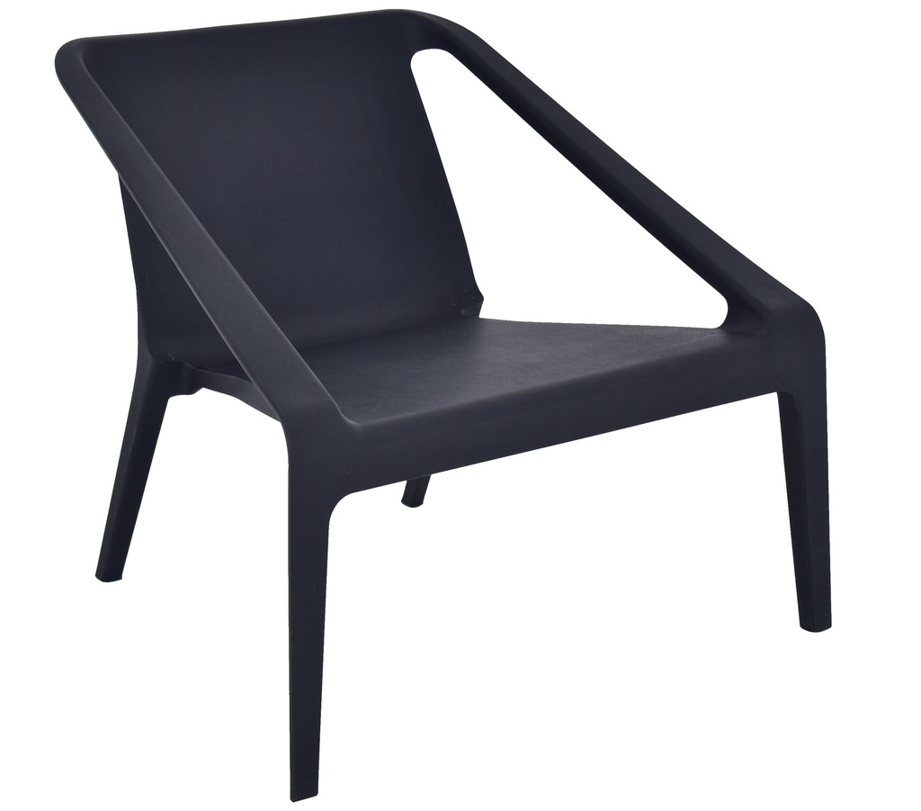[1231977] Cafe Chair (BLACK N2.25/)