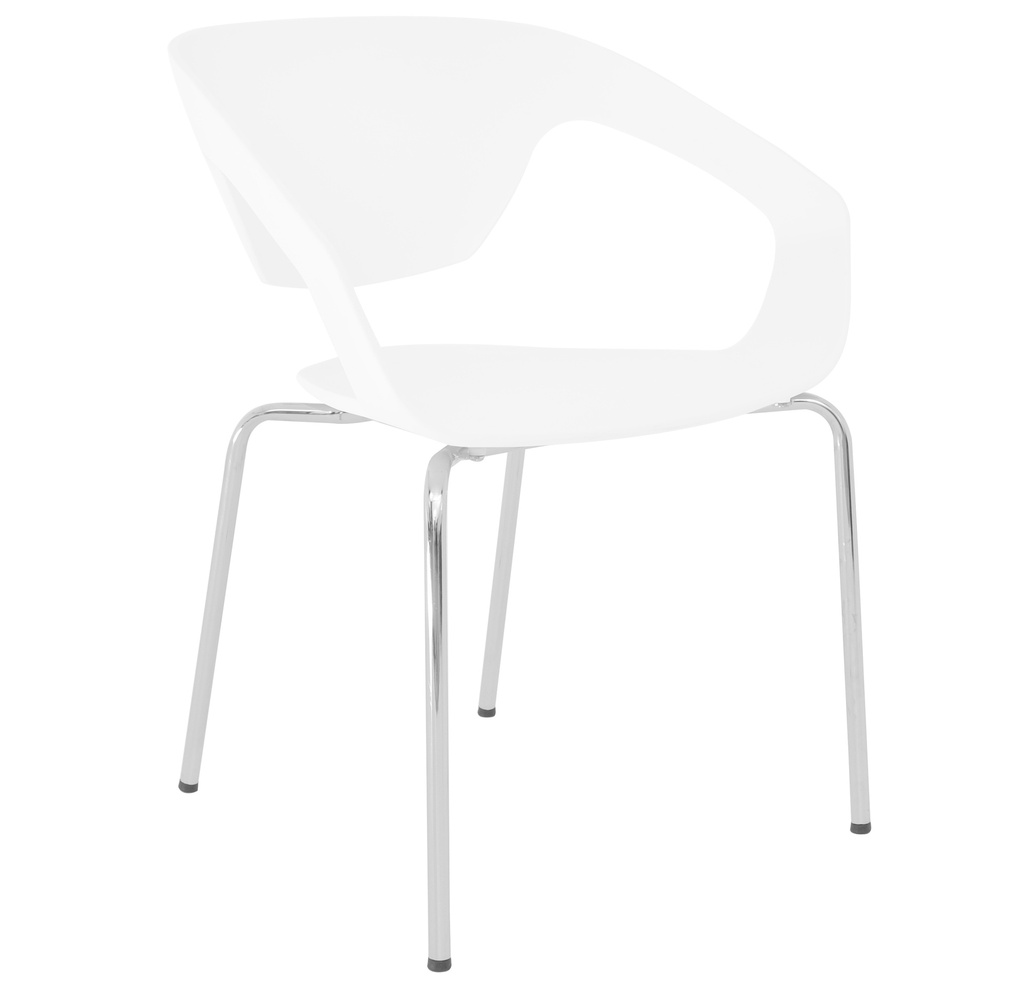 [1268133] Cafe Chair (WHITE White Alyssum)