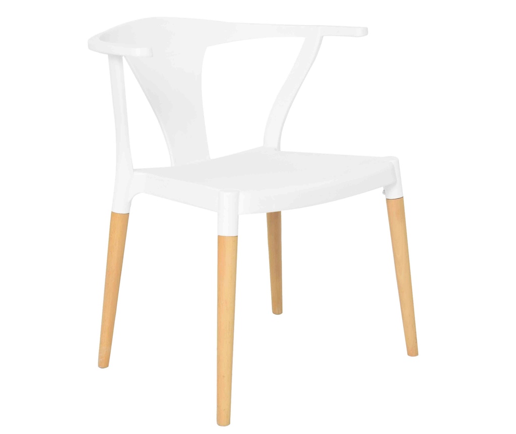 [1268256] Cafe Chair (WHITE Lilly White - PANTONE 11-4301 TCX)