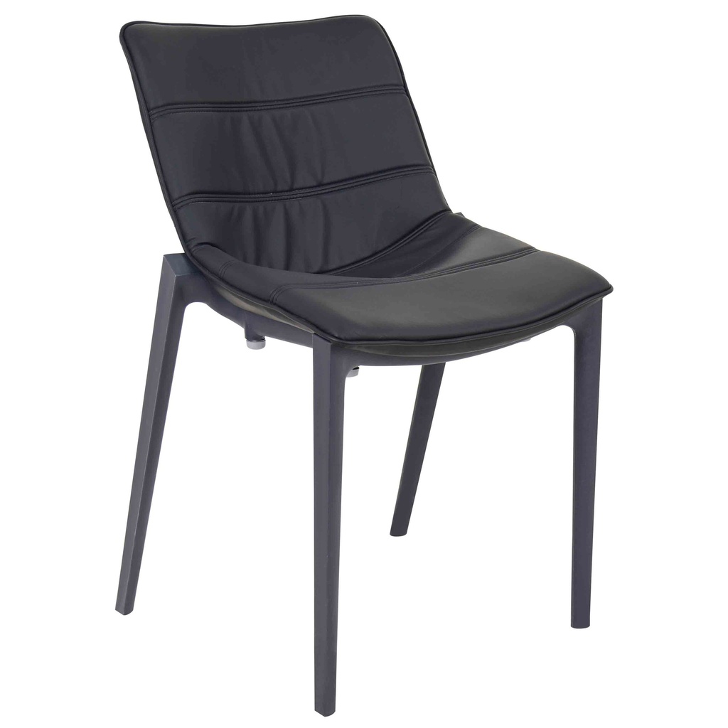 [1328356] Cafe Chair (BLACK Beluga)
