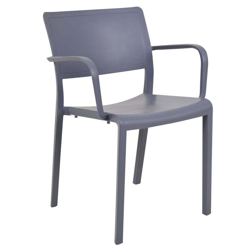 [1317749] Cafe Chair (DARK GREY Dark Grey)