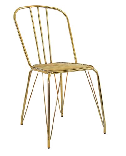 [1333640] Cafe Chair (GOLD Gold)
