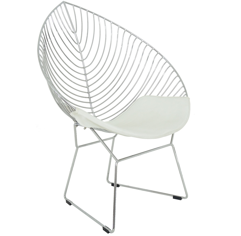 [1262315] Cafe Chair (WHITE Icicle - PANTONE 12-5201 TPG)