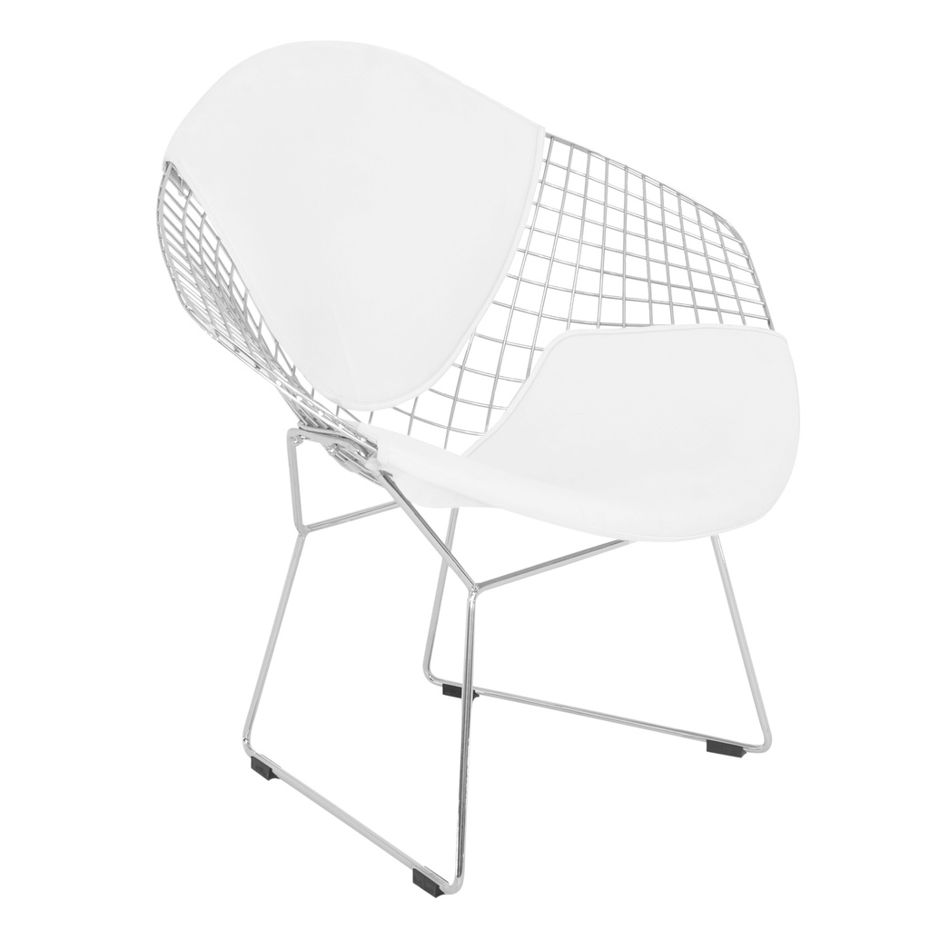 [1264432] Cafe Chair (WHITE Icicle - PANTONE 12-5201 TPG)