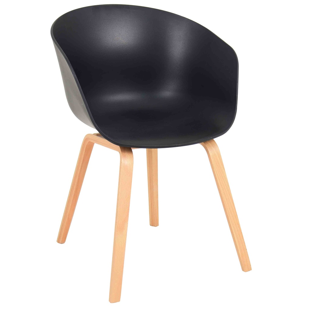 [1324617] Cafe Chair (BLACK Tap Shoe - PANTONE 19-4004 TCX)