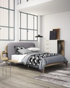 Queen Bed Excl. Mattress